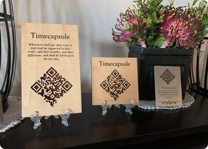 Graduation guest photos — shared album with QR Code